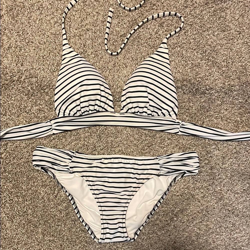 Striped Bikini Set